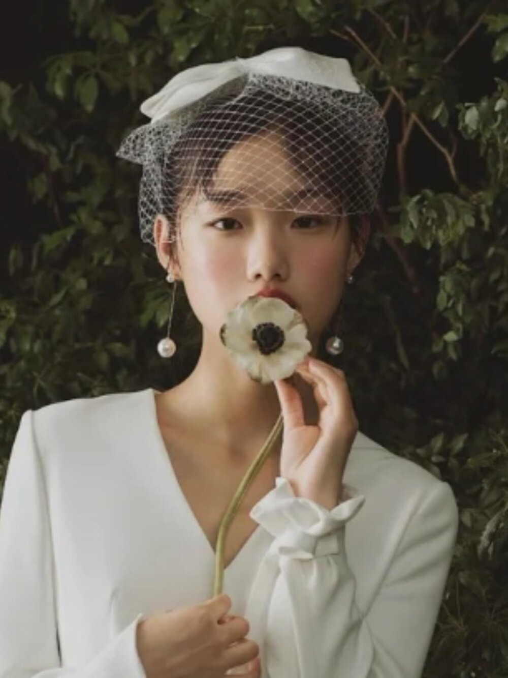 Wedding Veil French Netting Birdcage Headband